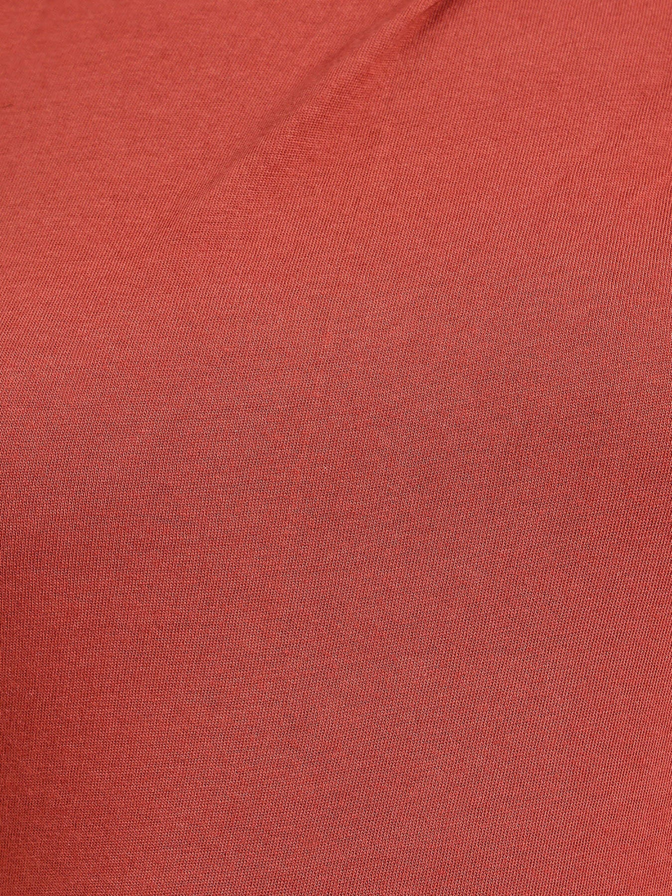 Cotton Boat Neck Cami Top - Rust