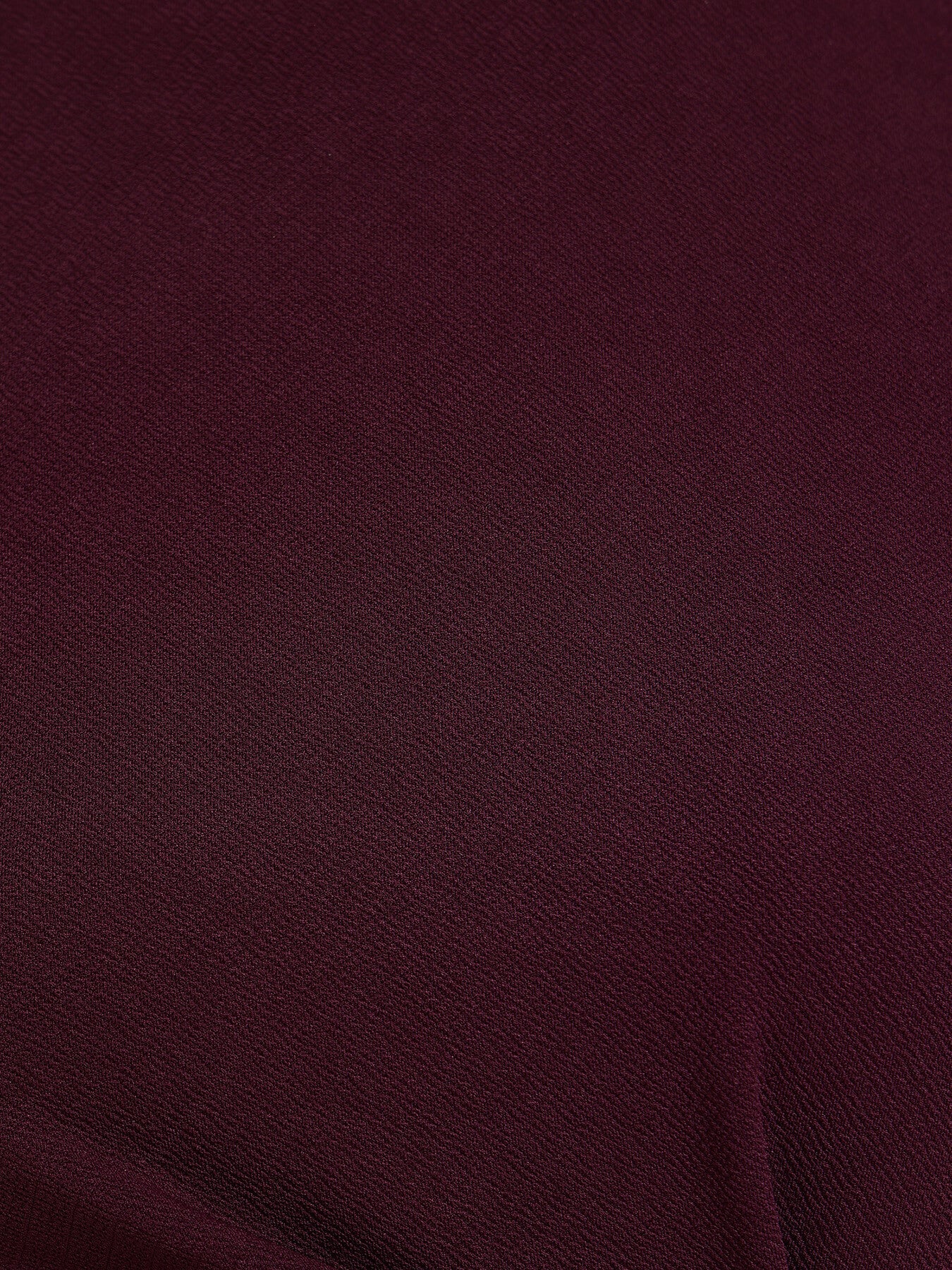 Round Neck Wrap Top - Wine
