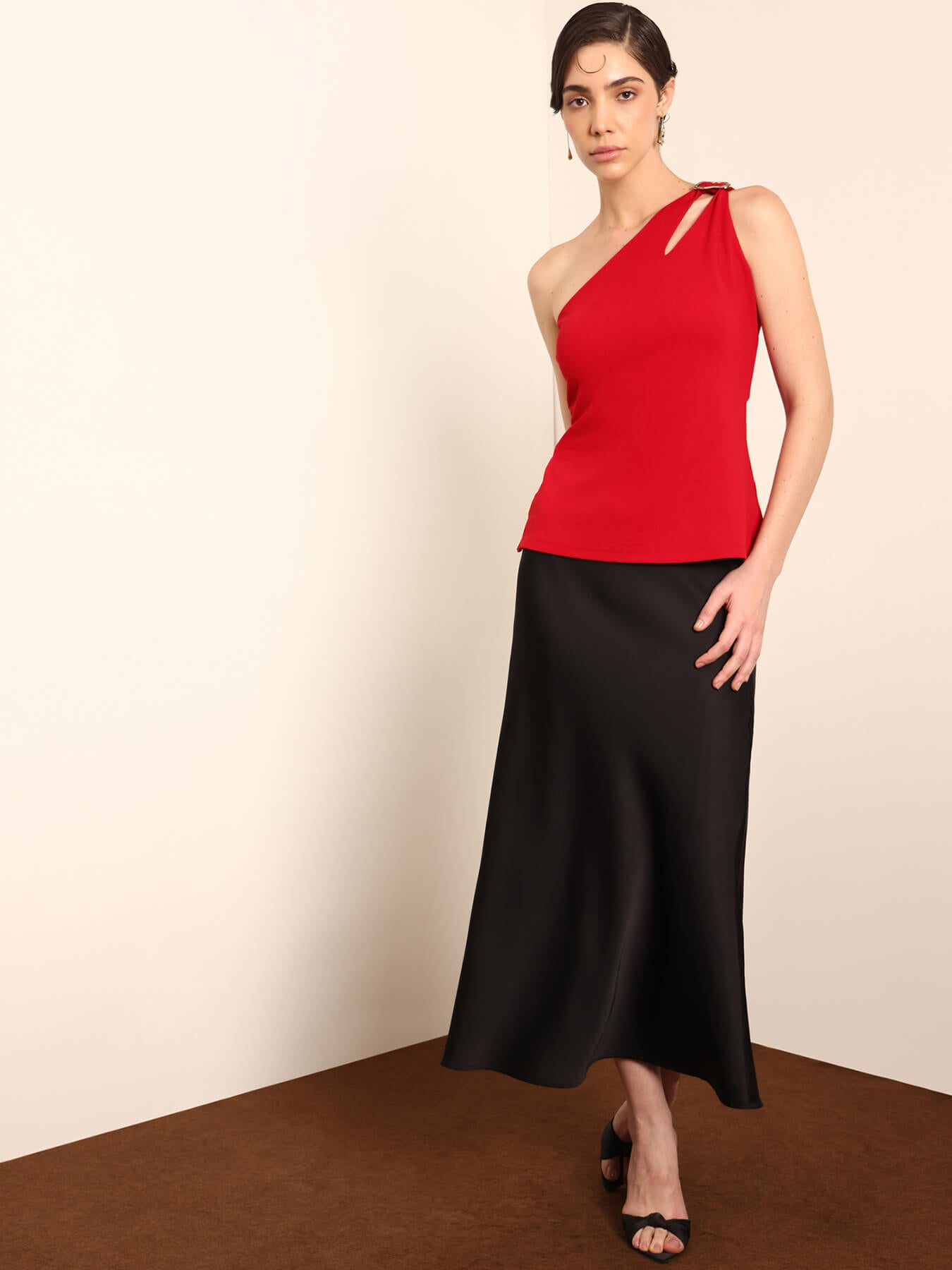 Off-Shoulder Top - Red