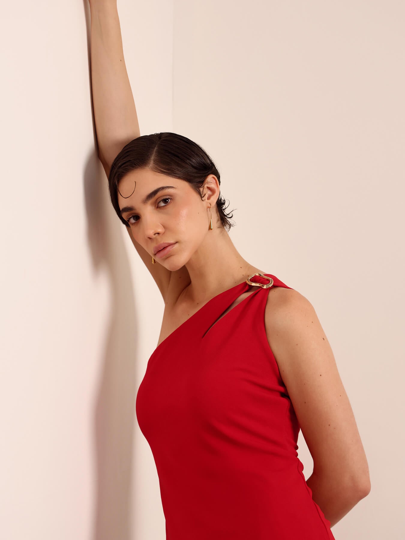 Off-Shoulder Top - Red