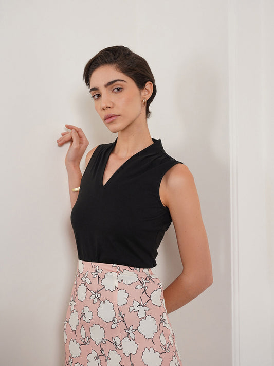 Pure Cotton Top - Black
