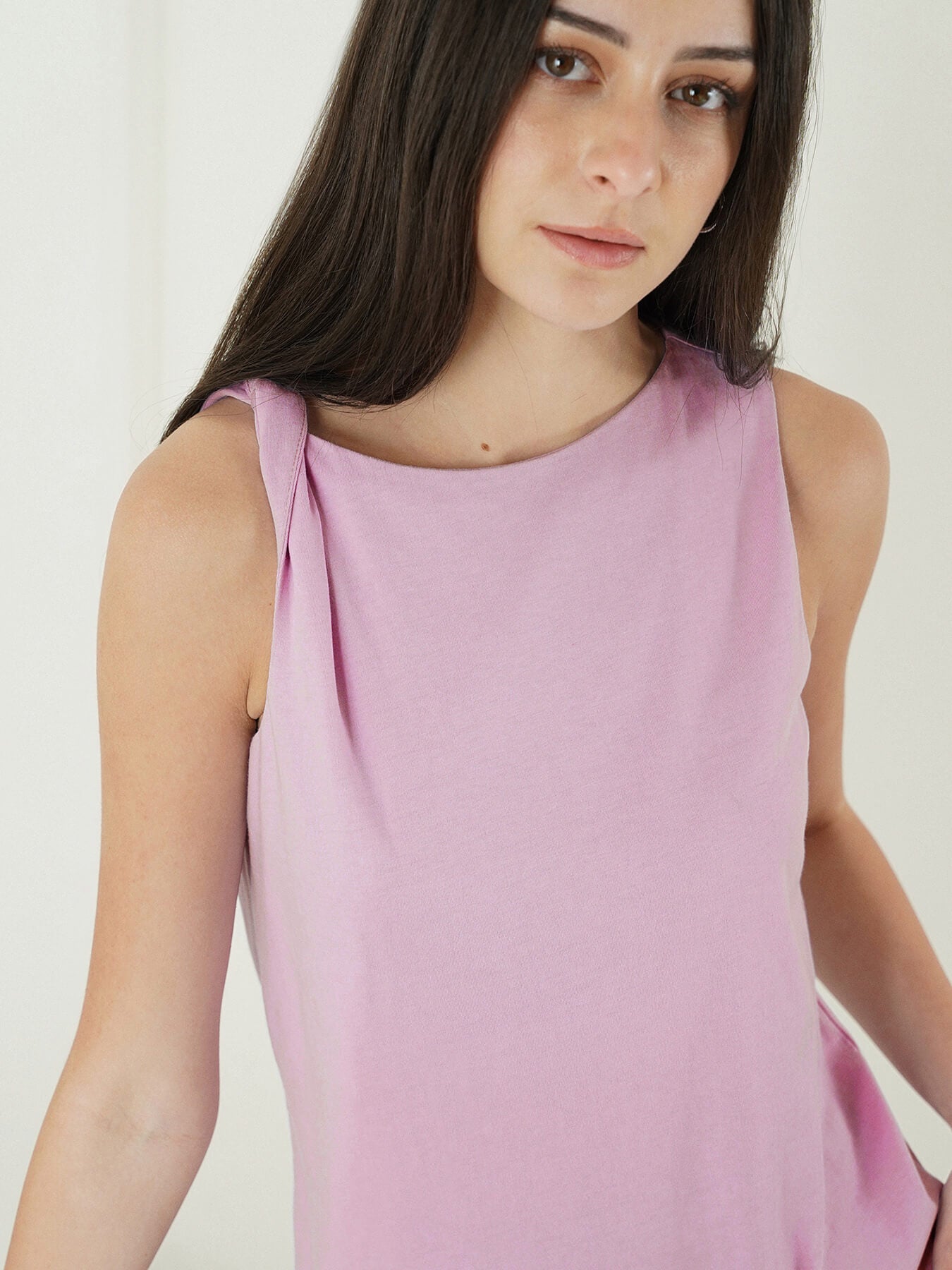 Pure Cotton Top - Lavender