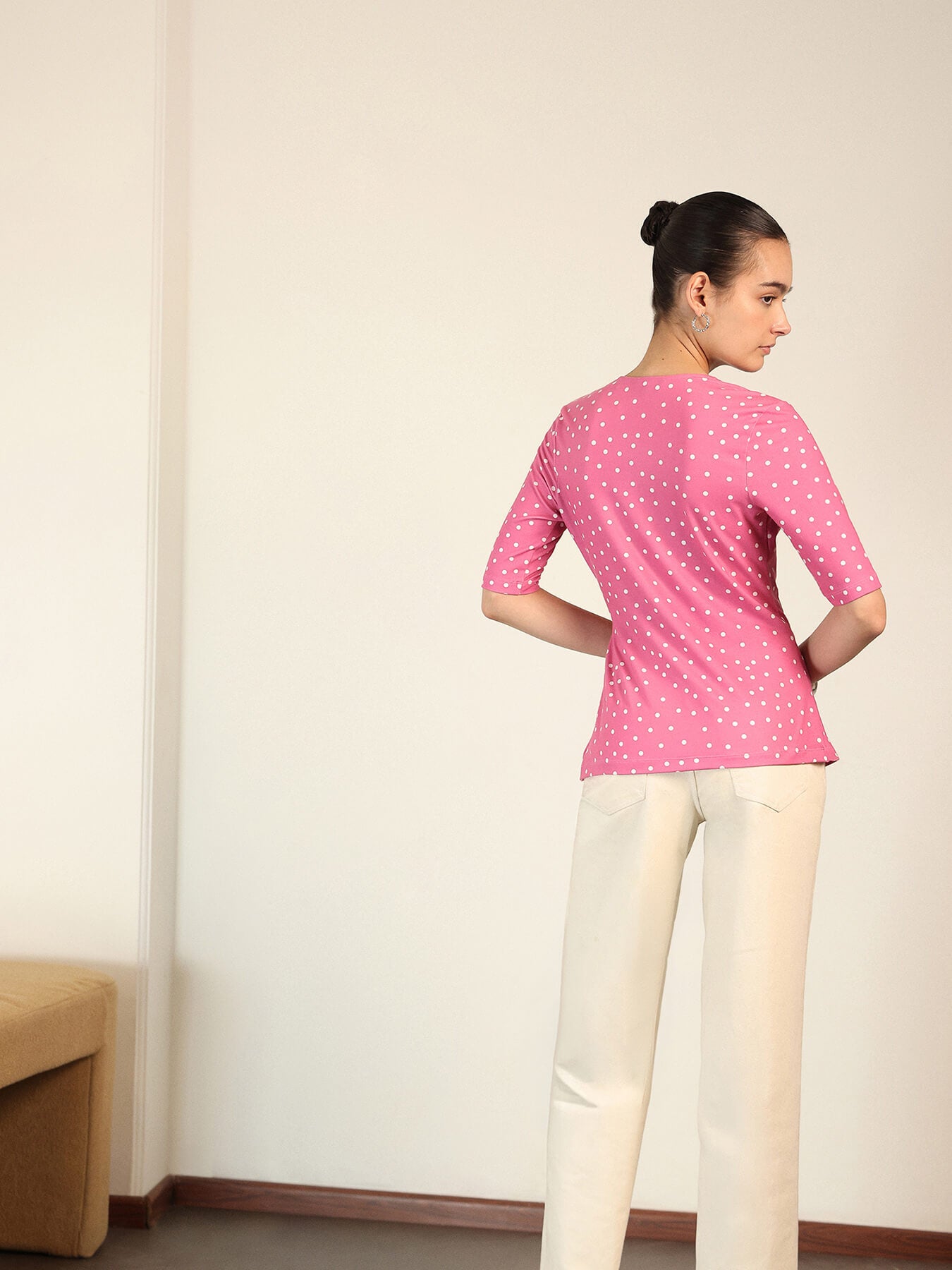 Polka Dot Top - Pink