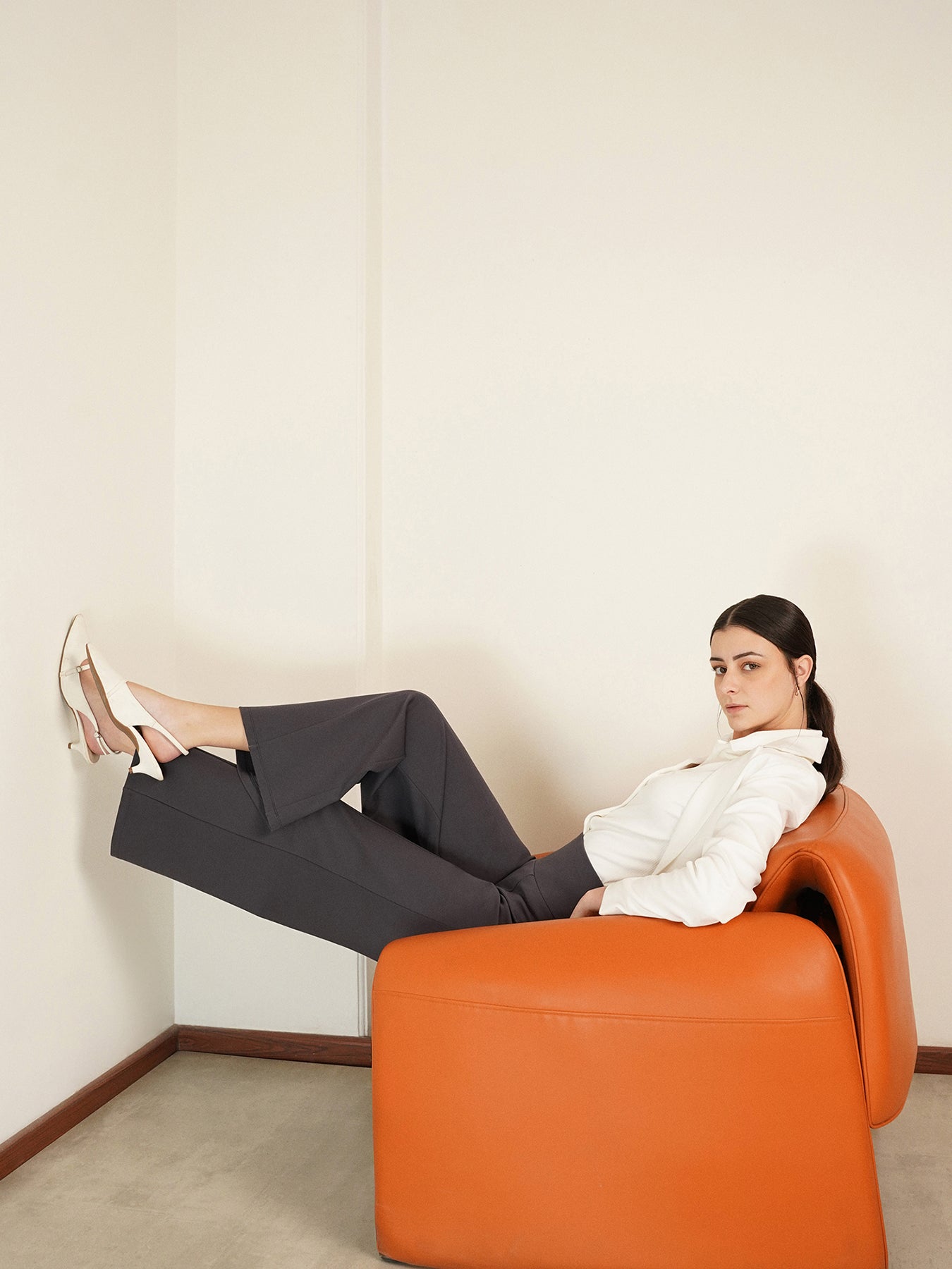 Livin Ultra Wideleg Tummy Tucker Pants - Dark Grey