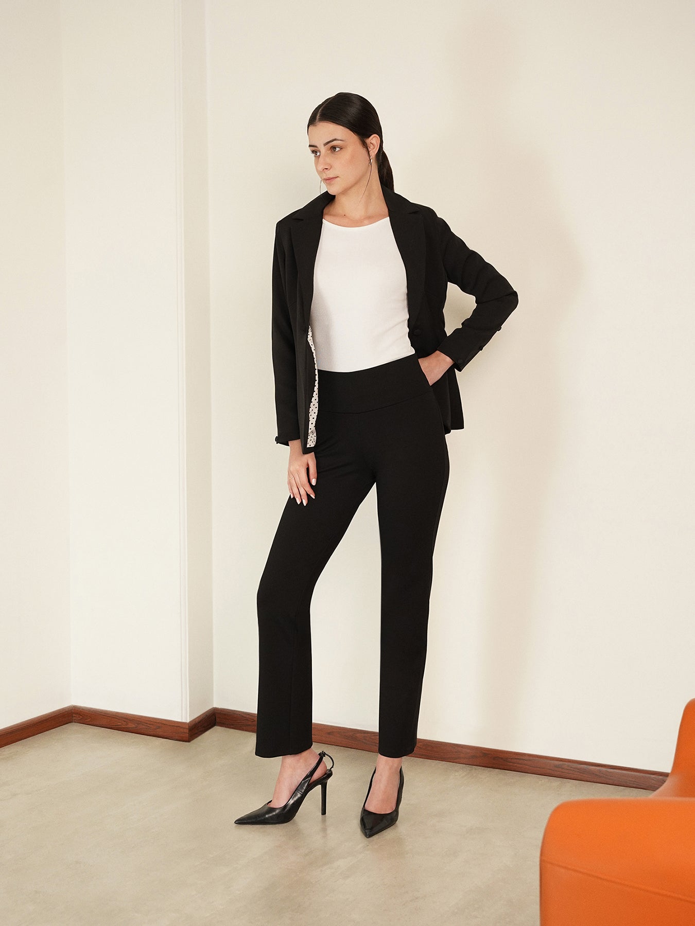 Livin Bootcut Tummy Tucker Pants - Black