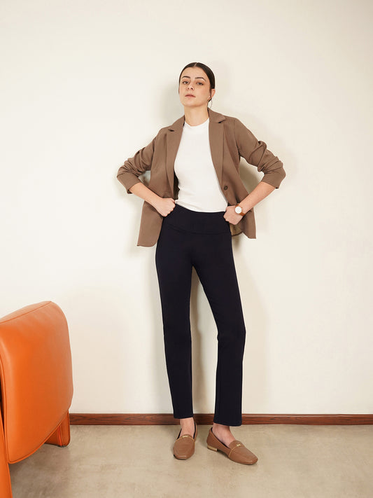 Livin Bootcut Tummy Tucker Pants - Navy