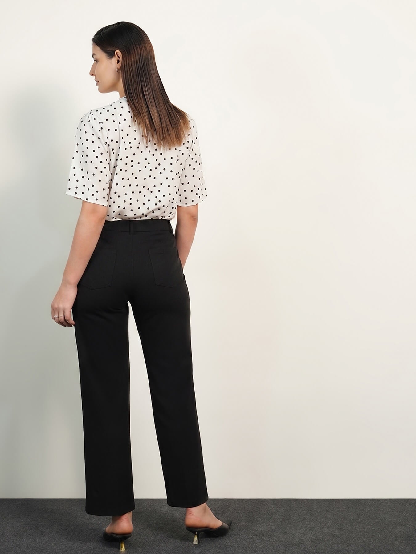 Livin Wide Leg Tummy Tucker Pants - Black