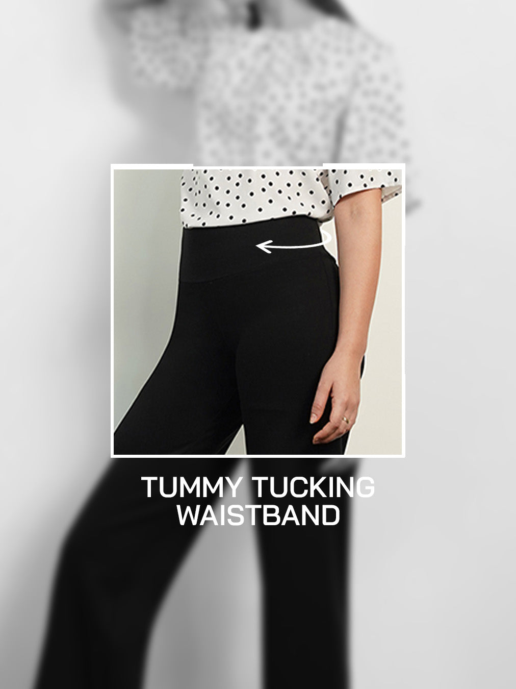 Livin Wide Leg Tummy Tucker Pants - Black