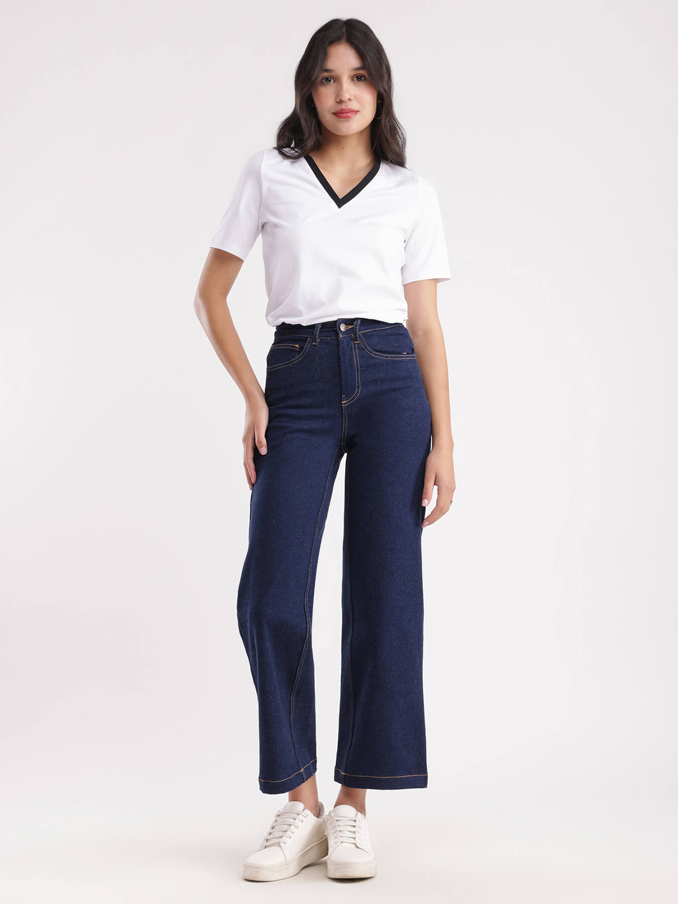 LivSoft Cotton T-Shirt - White And Black