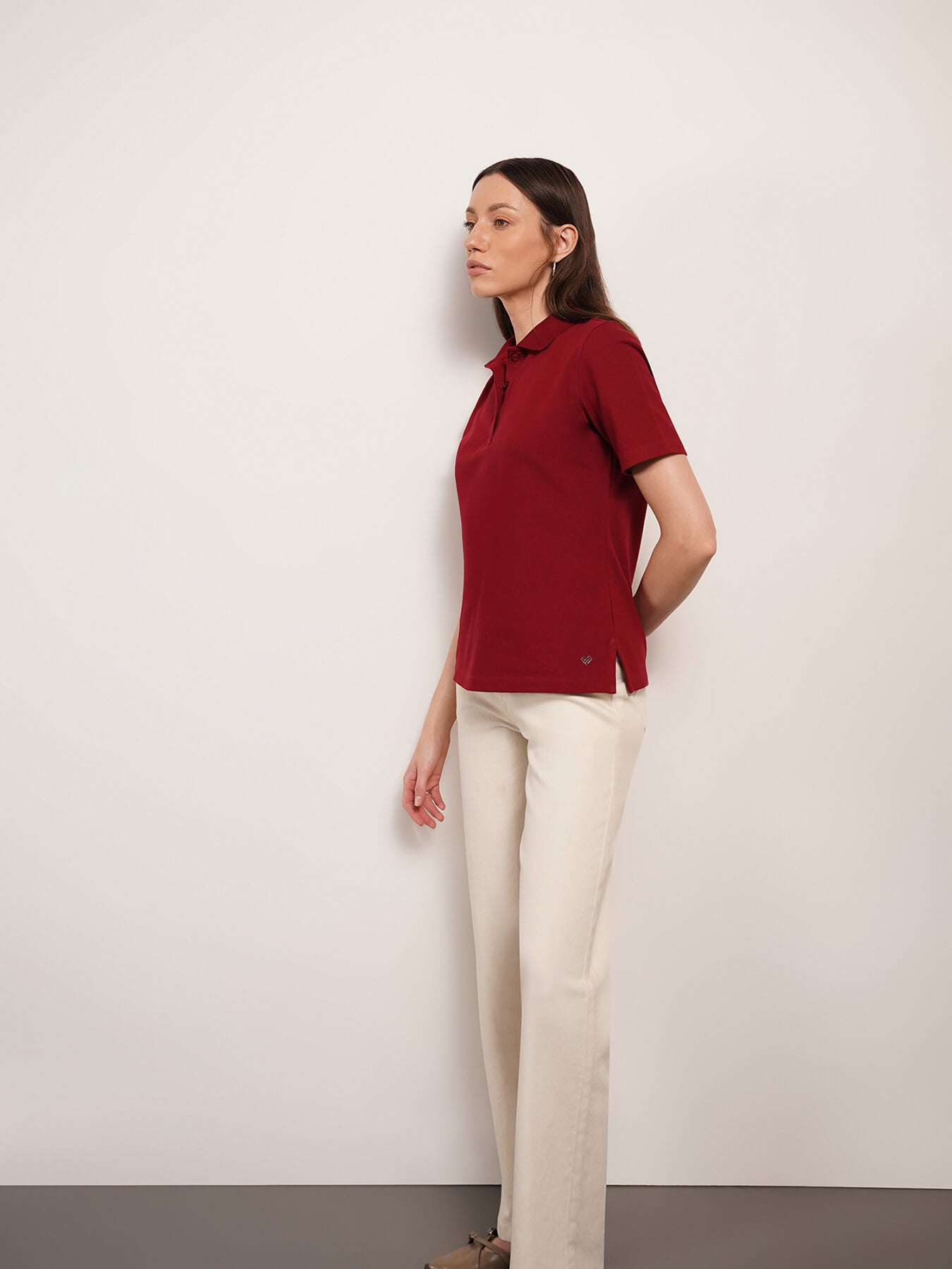Pure Cotton Polo T-Shirt - Black