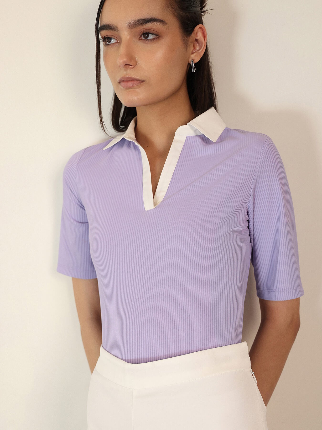 Polo T-shirt - Lavender