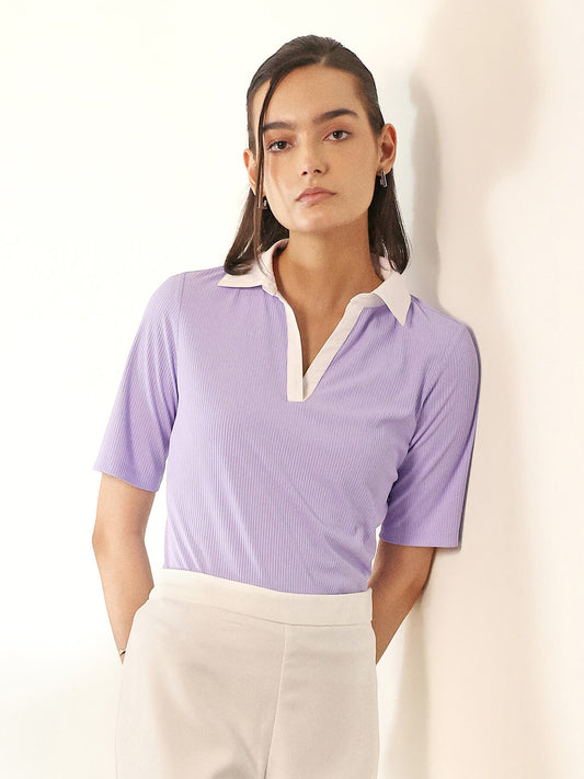 Polo T-shirt - Lavender