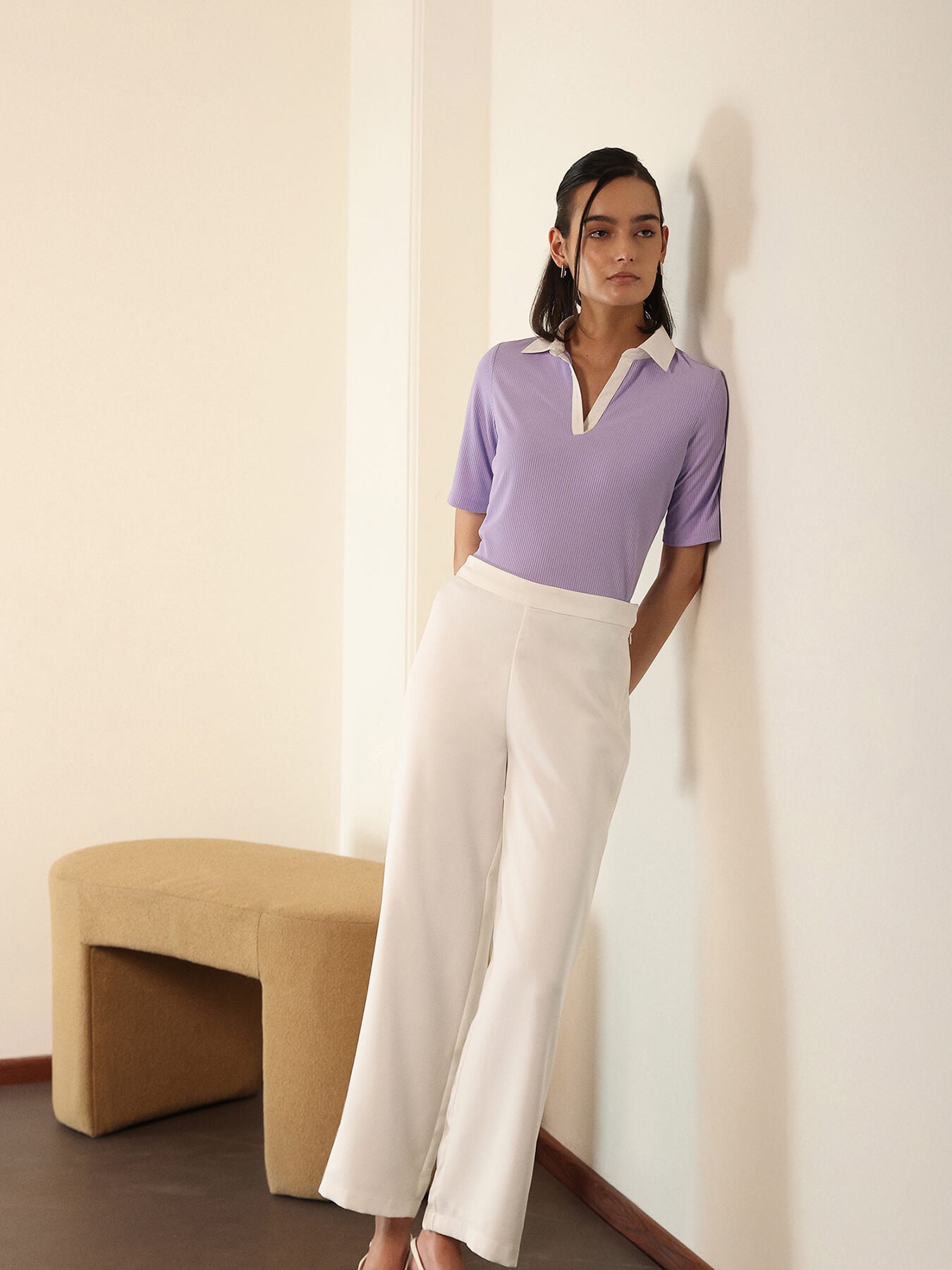 Polo T-shirt - Lavender
