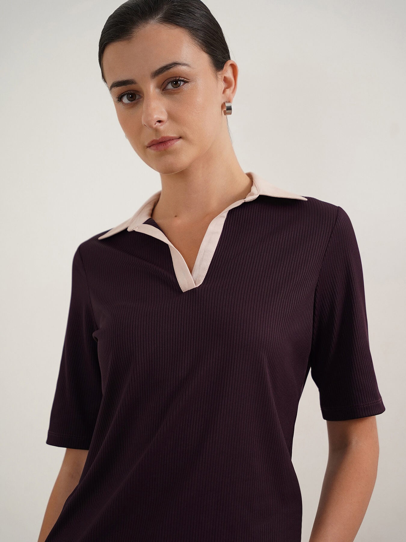 Polo T-shirt - Purple