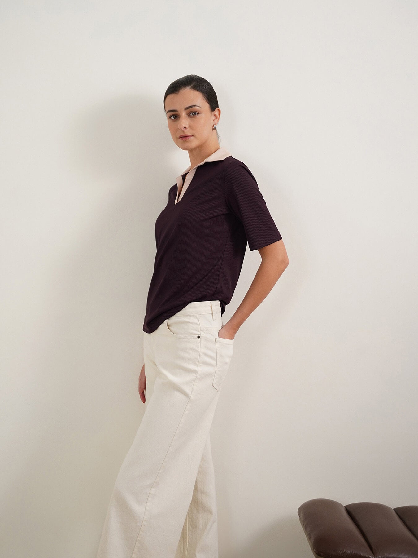 Polo T-shirt - Purple