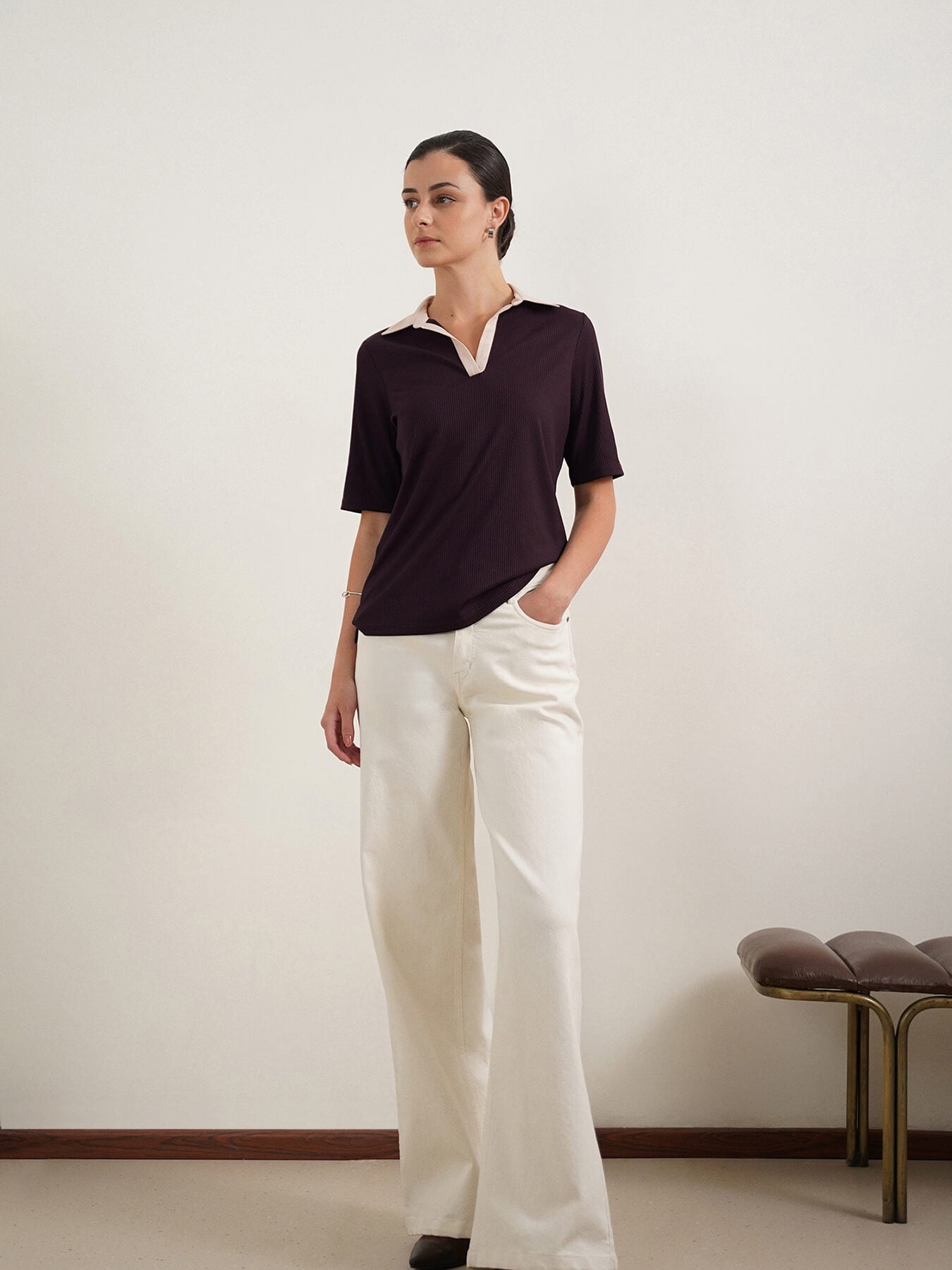 Polo T-shirt - Purple