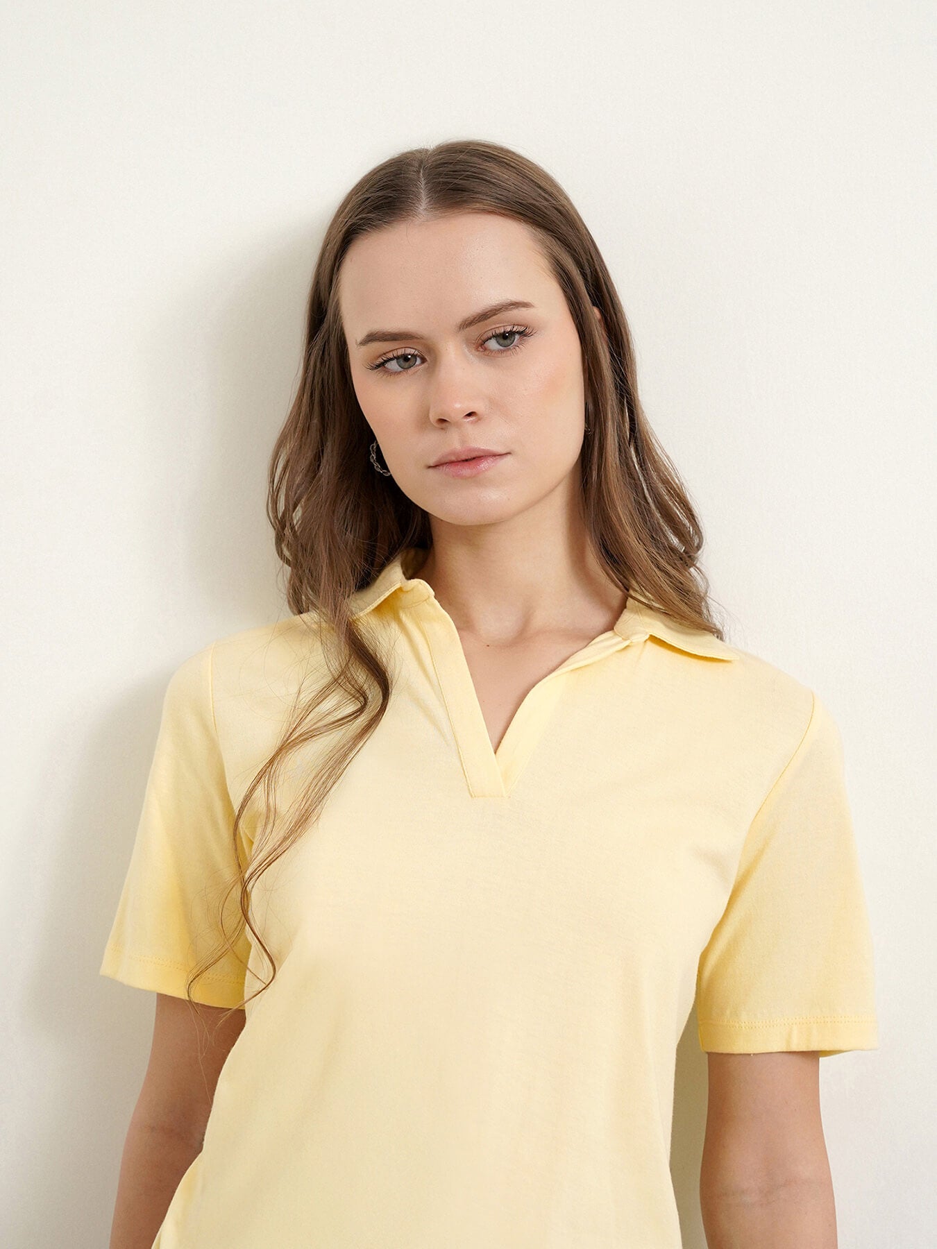 Cotton T-shirt - Yellow