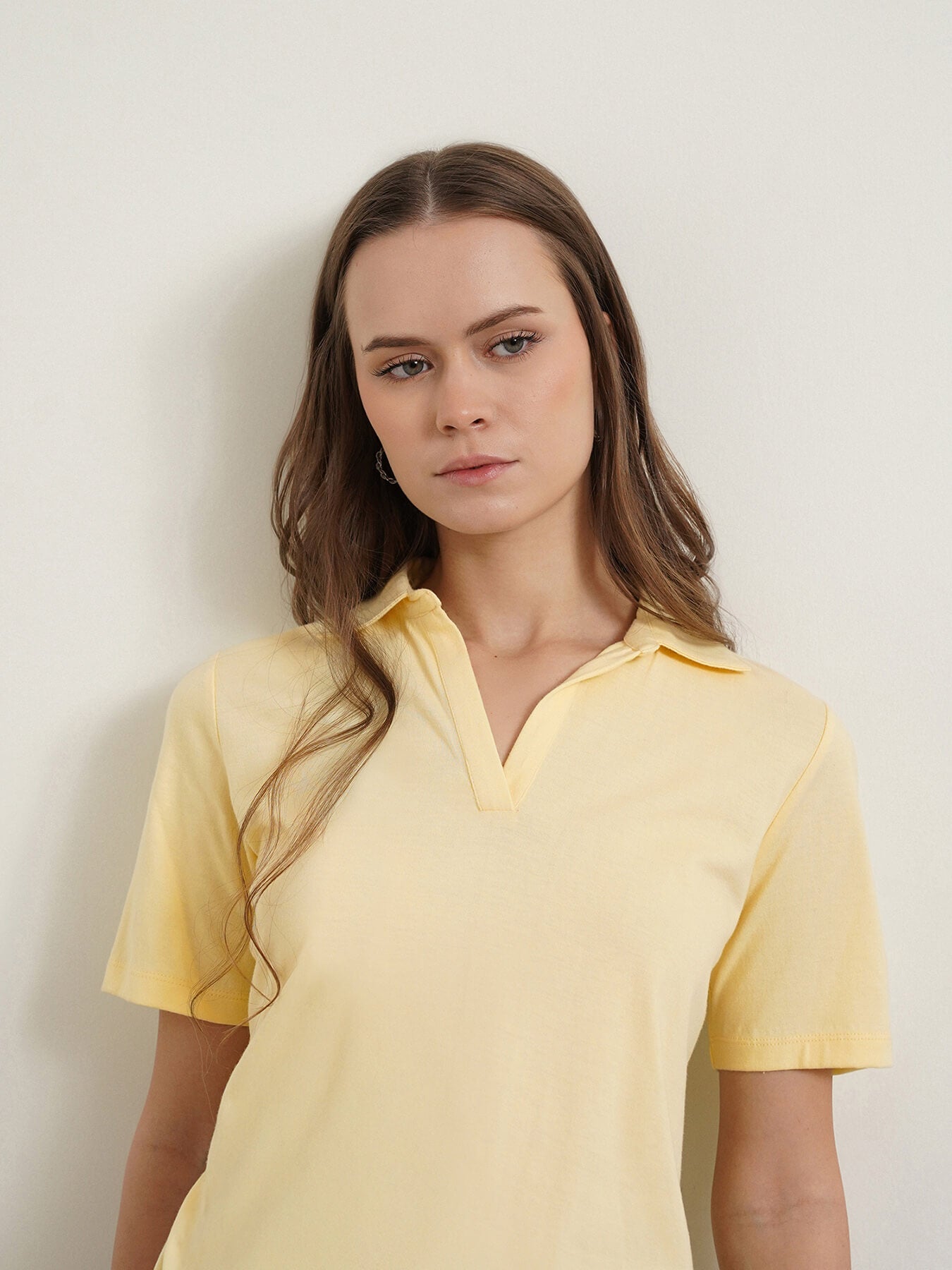 Cotton T-shirt - Yellow