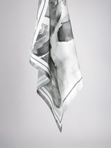 Marble Print Scarf - Grey