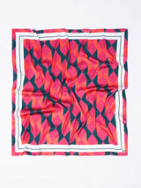 Geometric Print Scarf - Pink