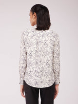 Collared Floral Shirt - Off White