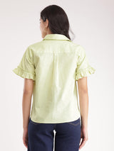 Cotton Shirt - Lime