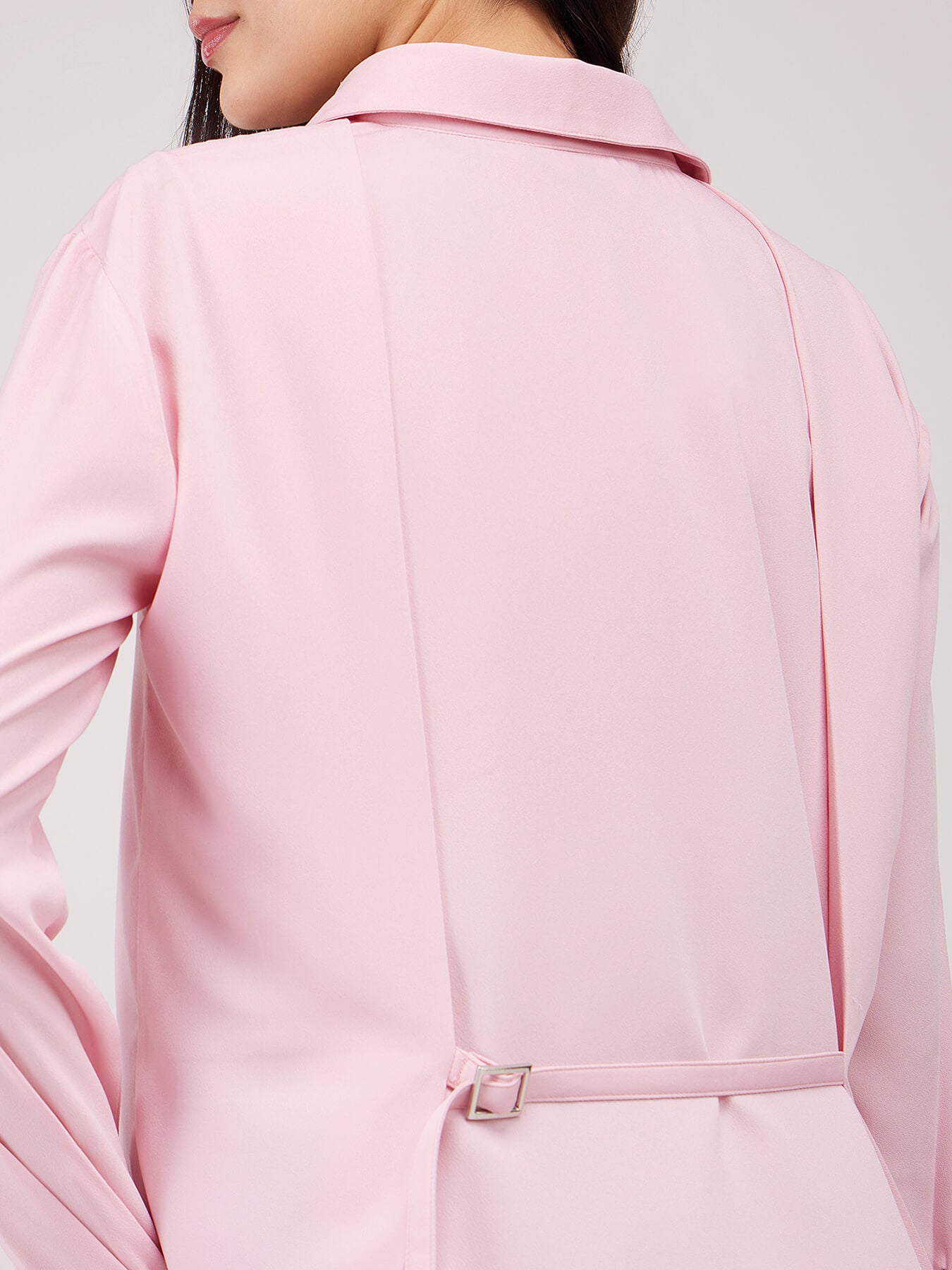 Cutaway Collar Shirt - Pink