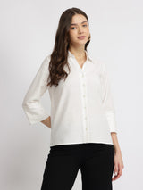 Classic Cotton Shirt - White