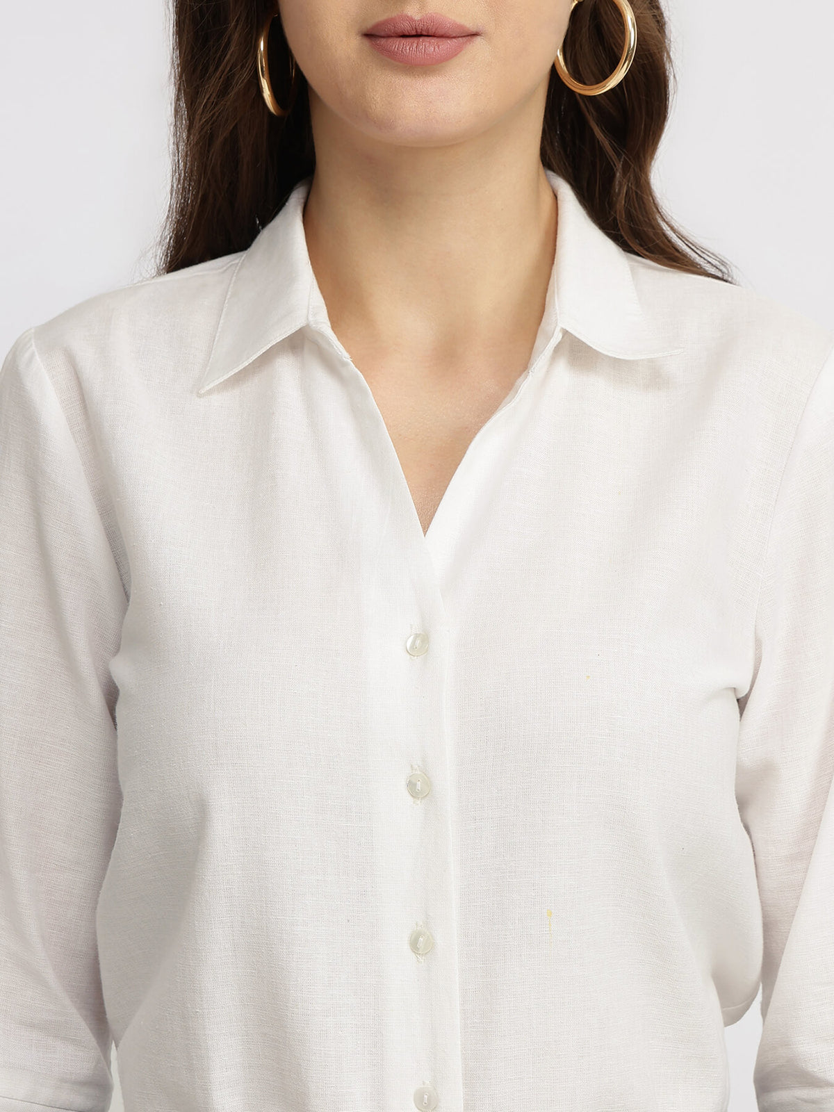 Classic Cotton Shirt - White