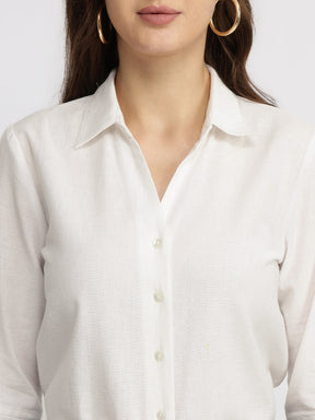 Classic Cotton Shirt - White