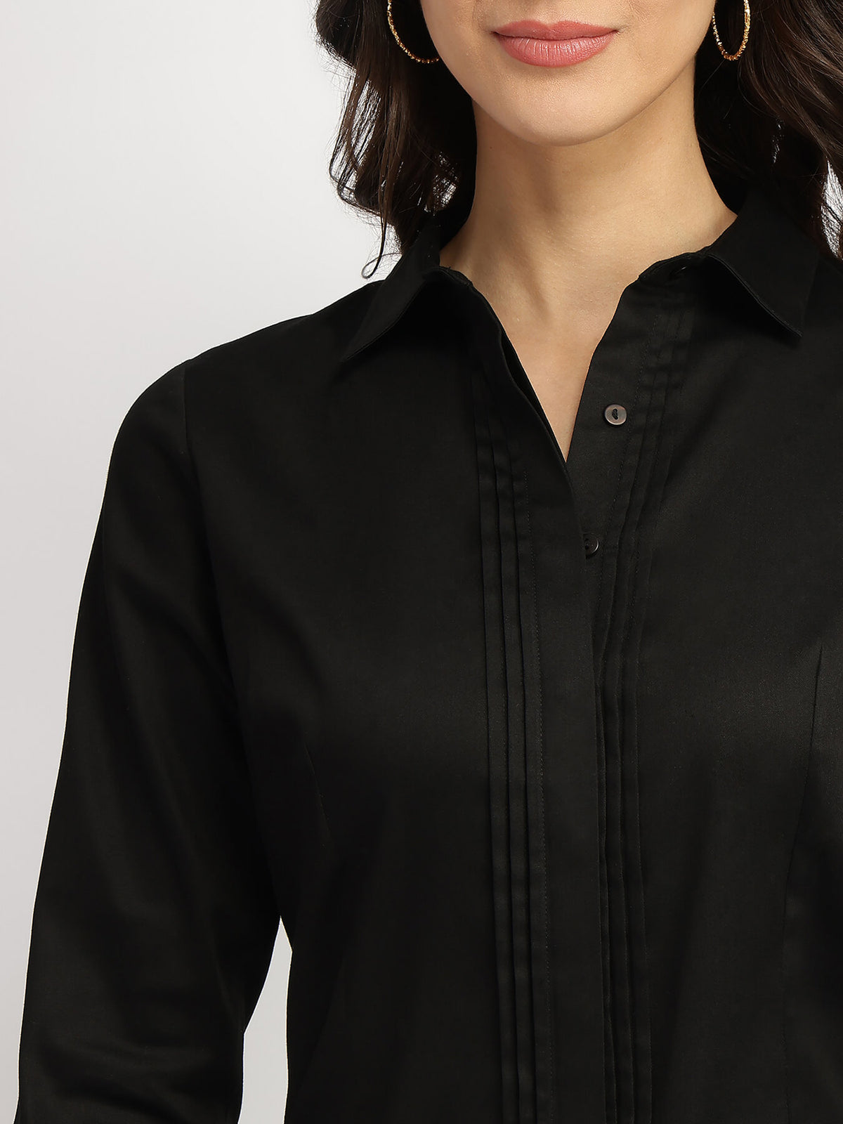 Cotton Shirt - Black