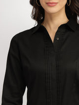 Cotton Shirt - Black