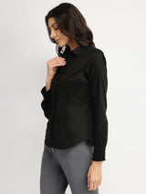 Cotton Shirt - Black