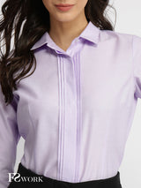 Cotton Oxford Shirt - Lilac