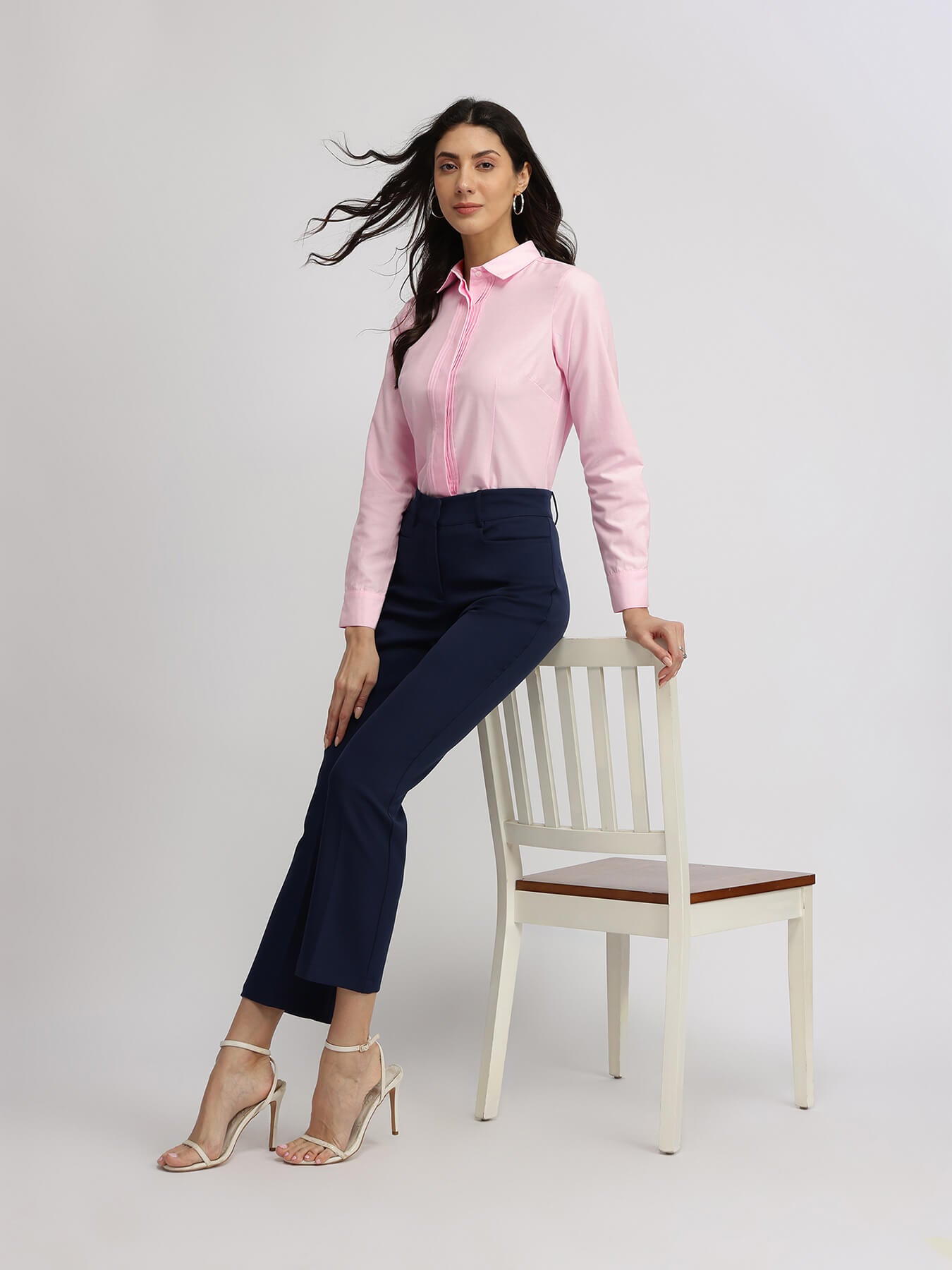 Cotton Oxford Shirt - Pink