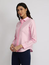 Cotton Oxford Shirt - Pink