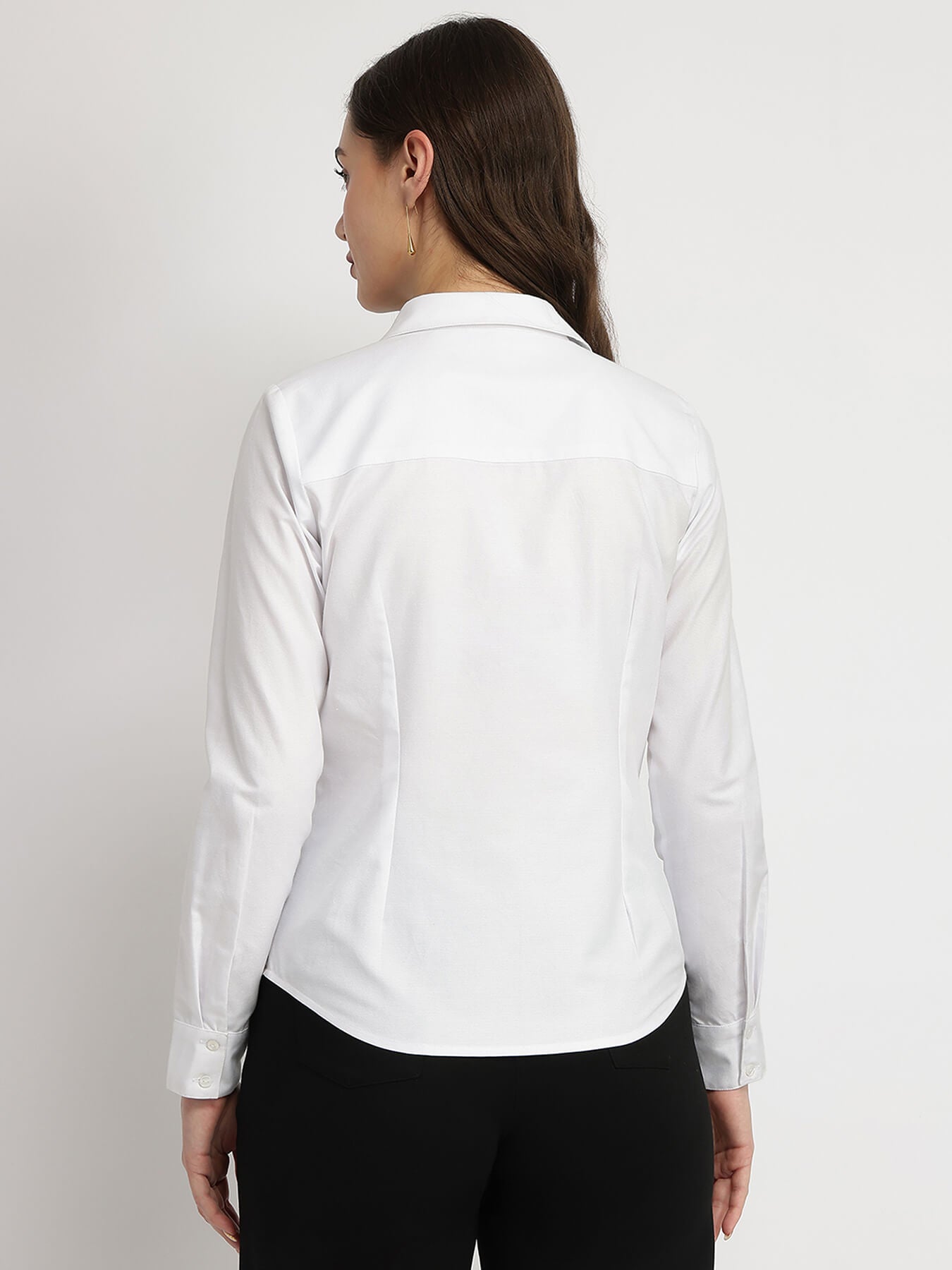 Cotton Oxford Shirt - White