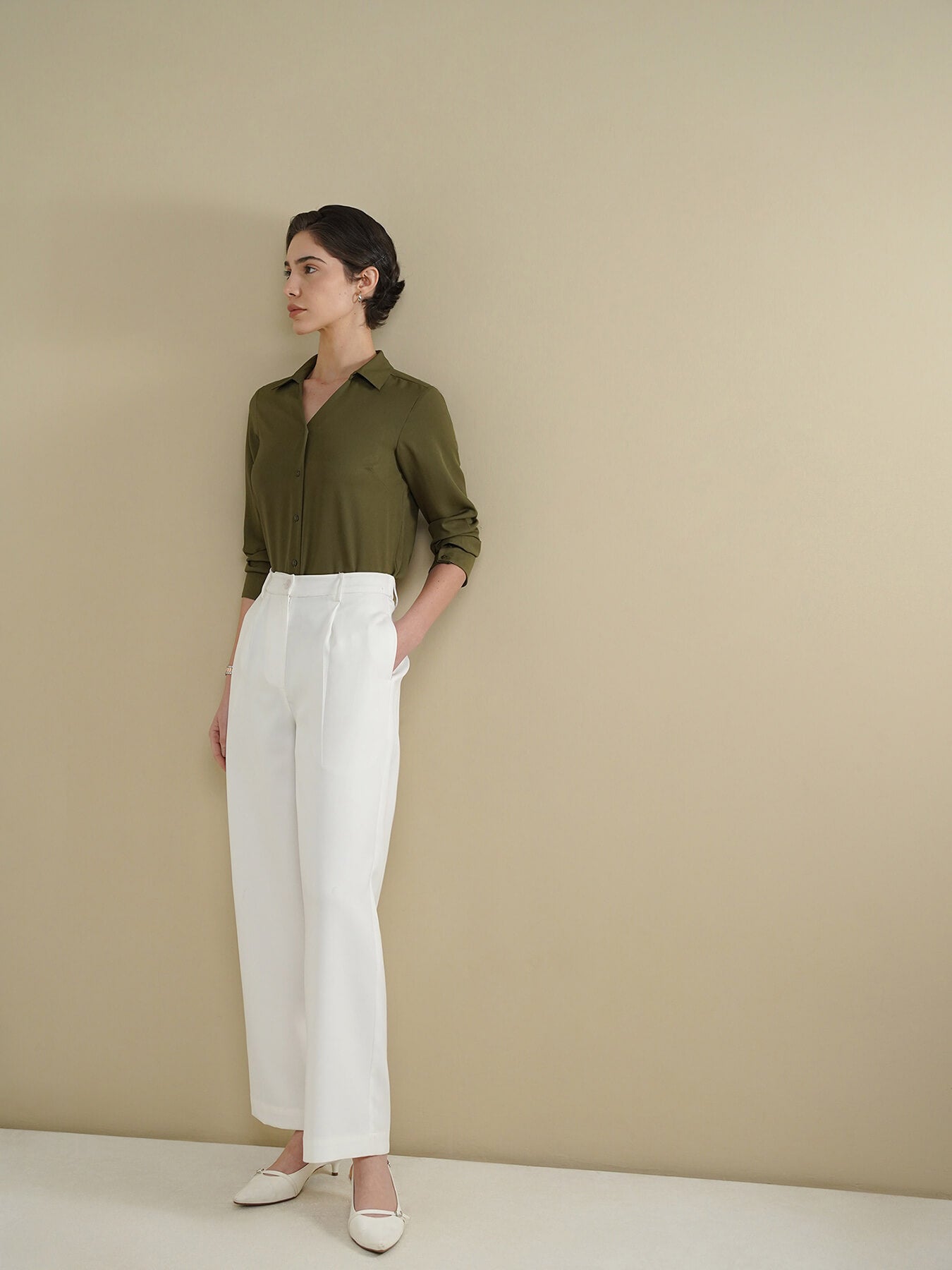 Button-Down Shirt - Olive