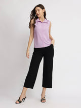 Sleeveless Shirt - Lilac