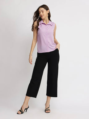 Sleeveless Shirt - Lilac