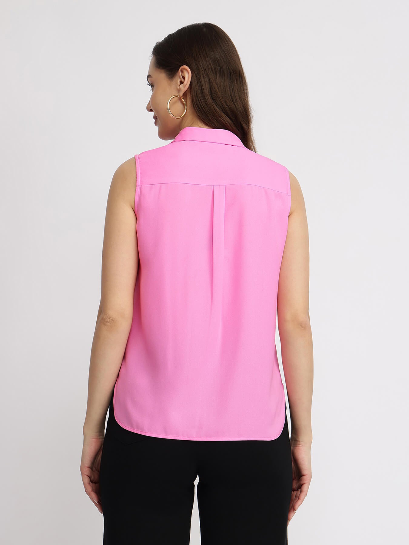 Sleeveless Shirt - Pink