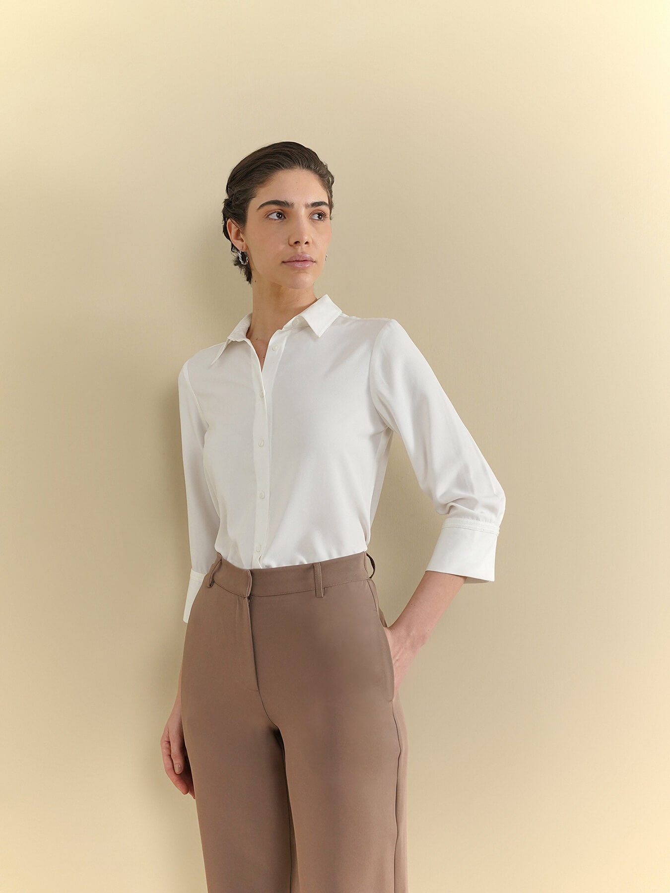 Button-Down Shirt - White