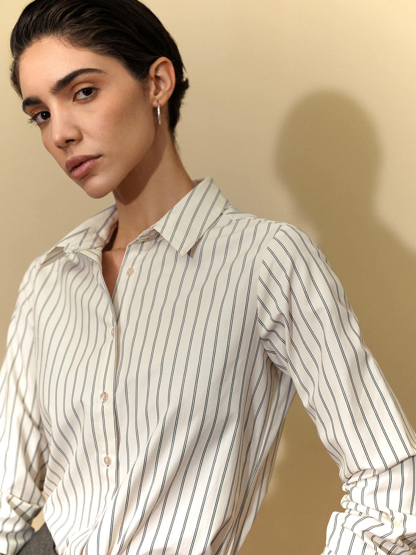 Cotton Shirt - Black