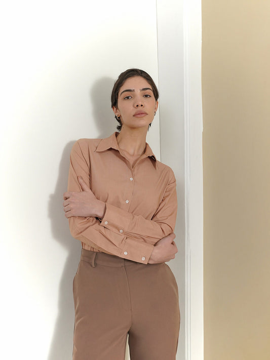 Cotton Shirt - Caramel
