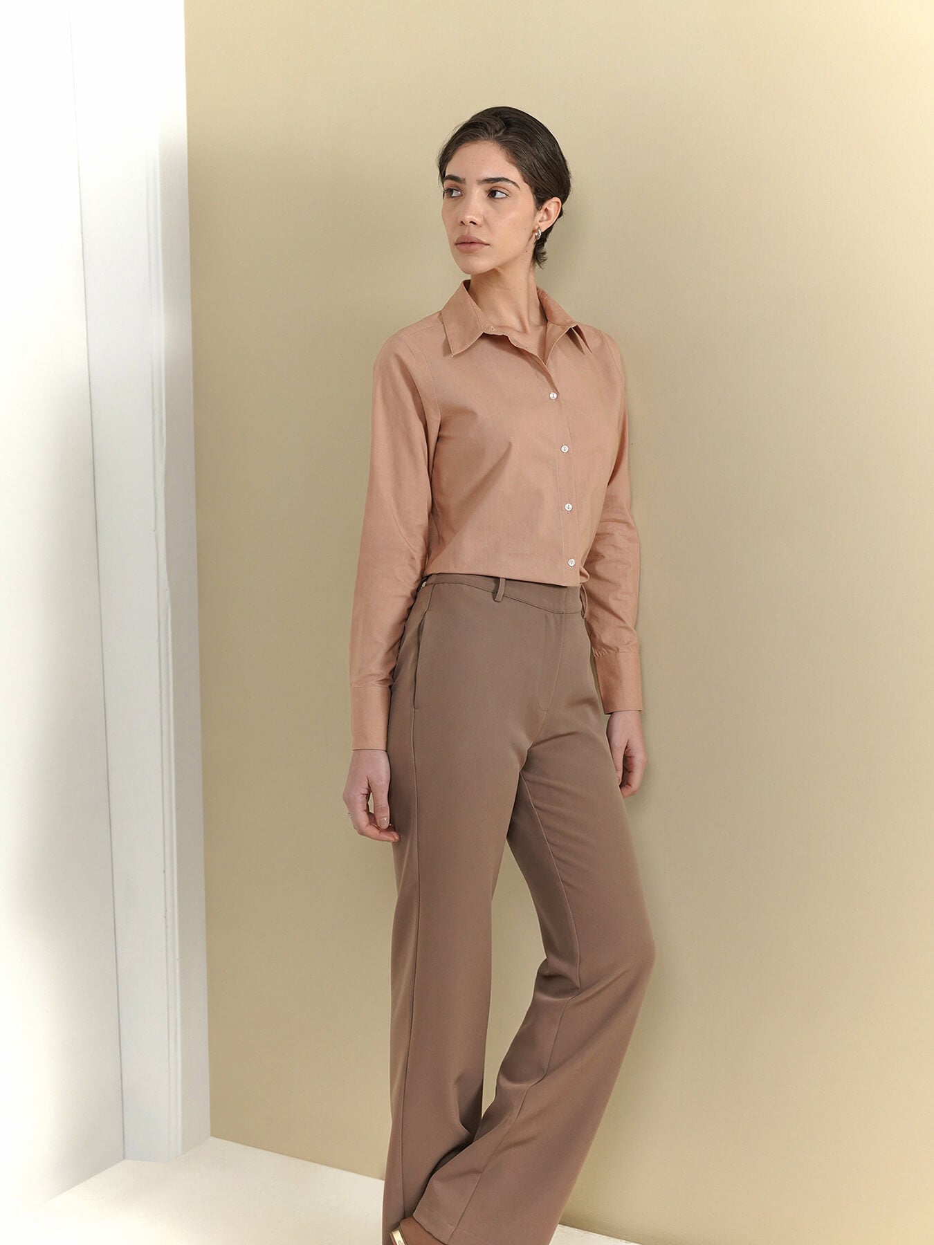Cotton Shirt - Caramel