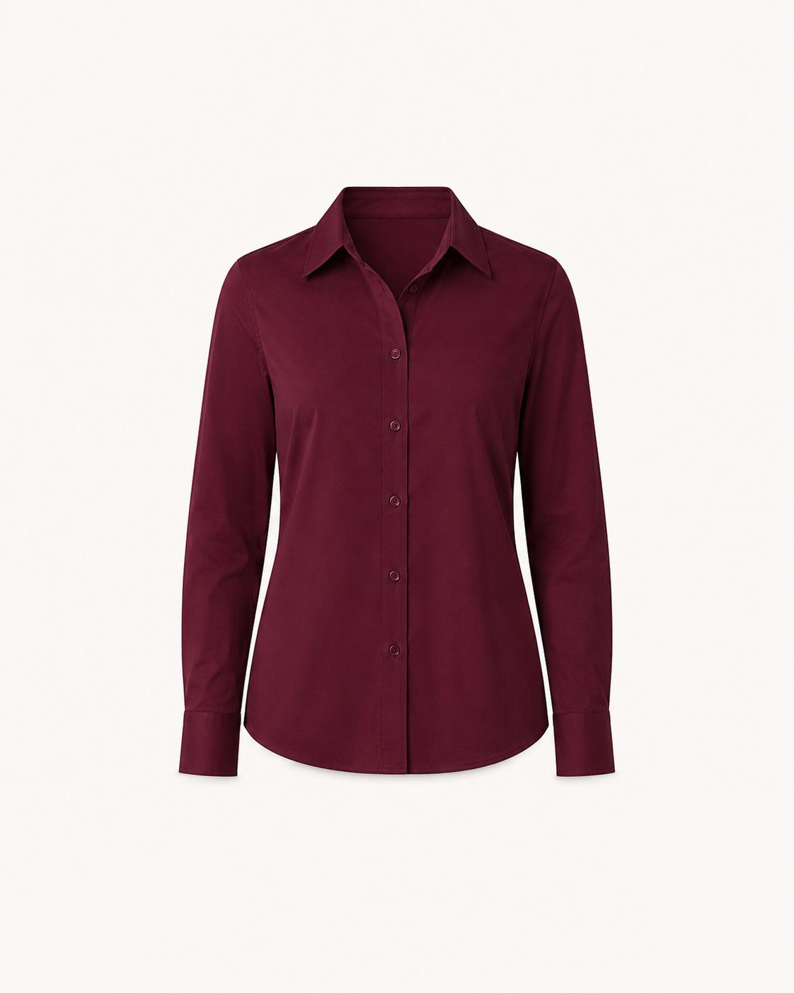 Pure Cotton Shirt - Maroon
