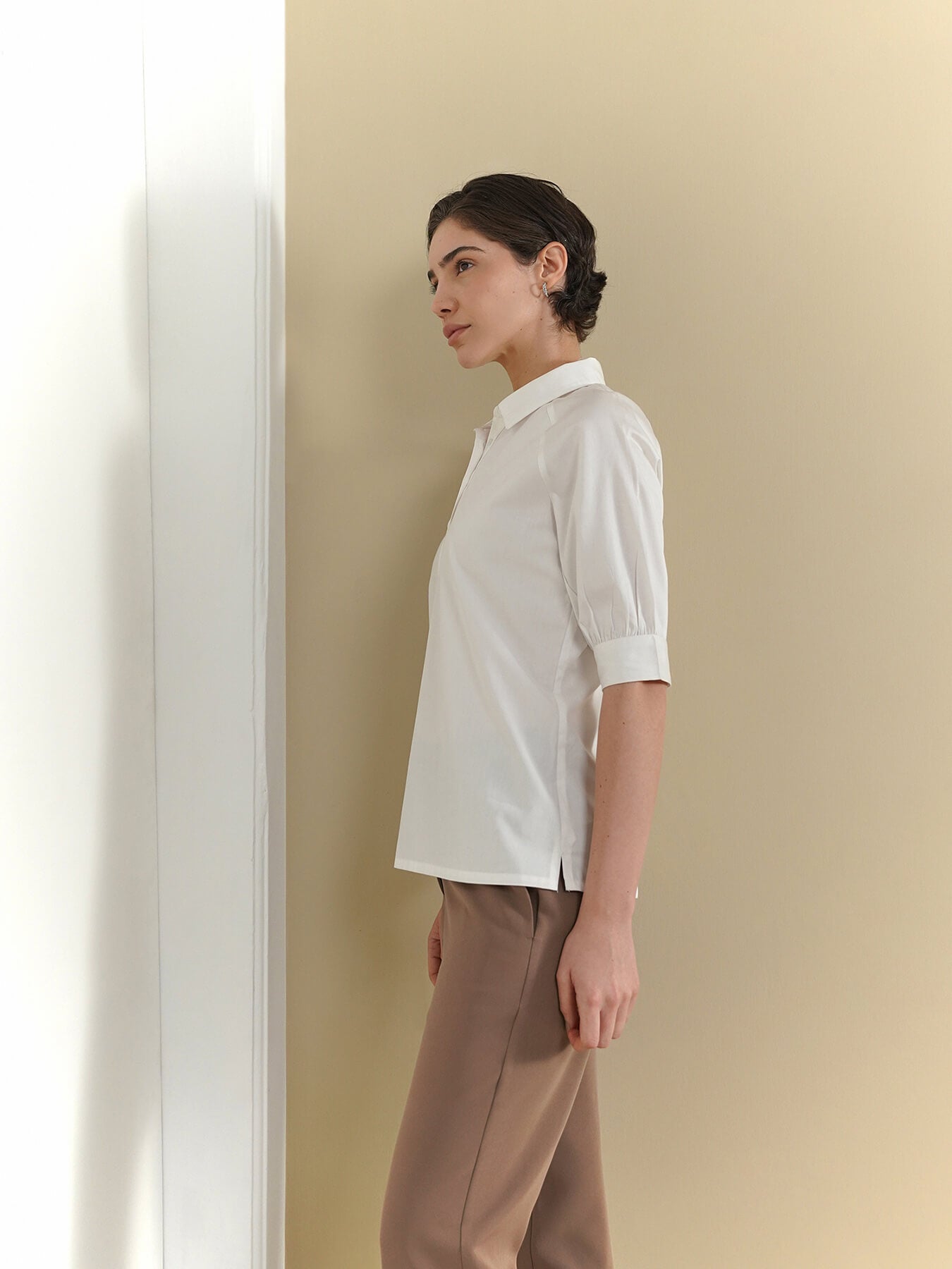 Cotton Shirt - White