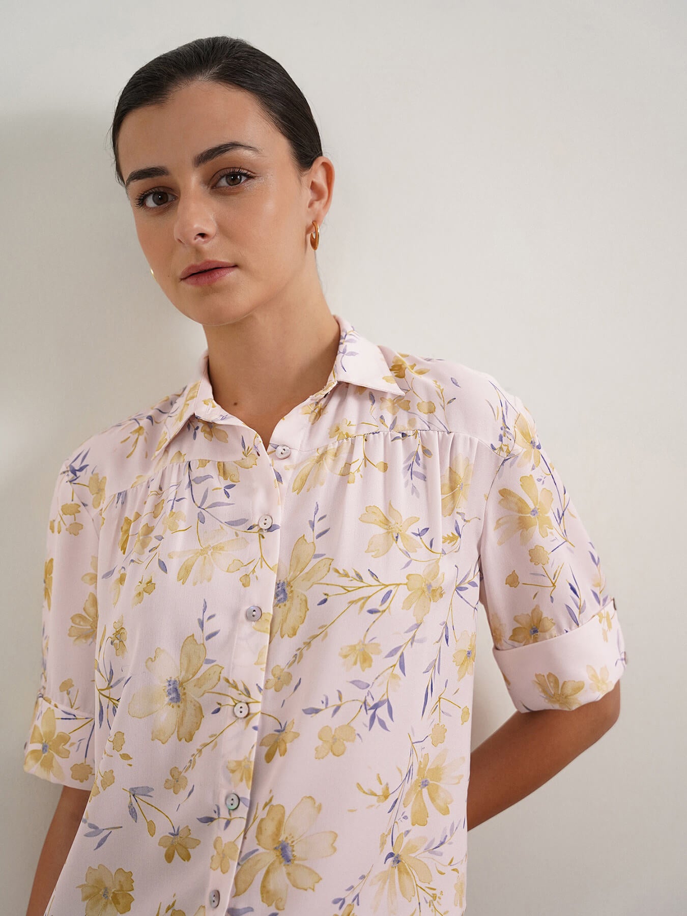 Floral Shirt - White
