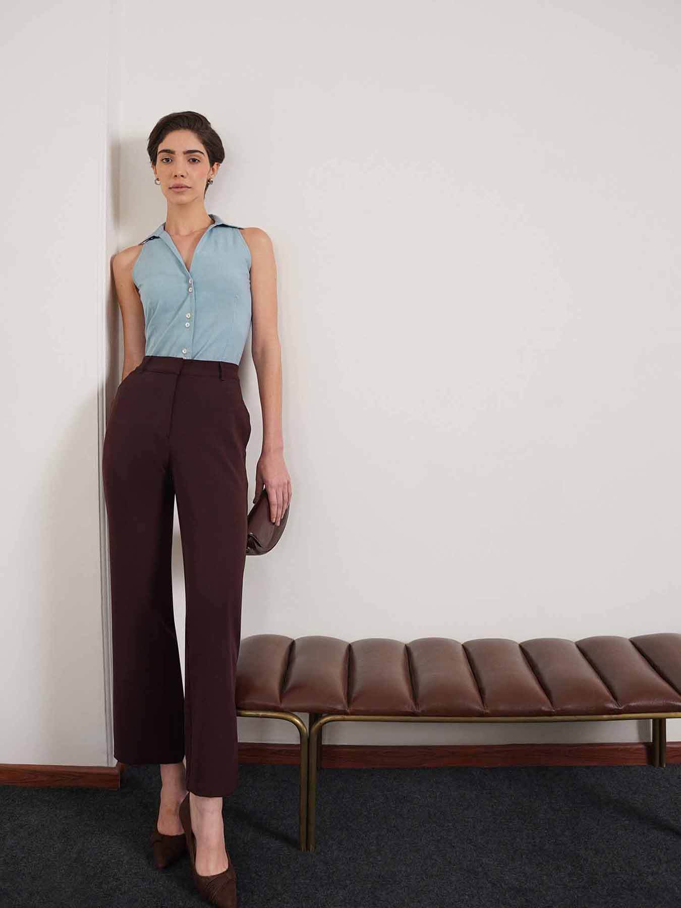 Pure Cotton Shirt - Blue
