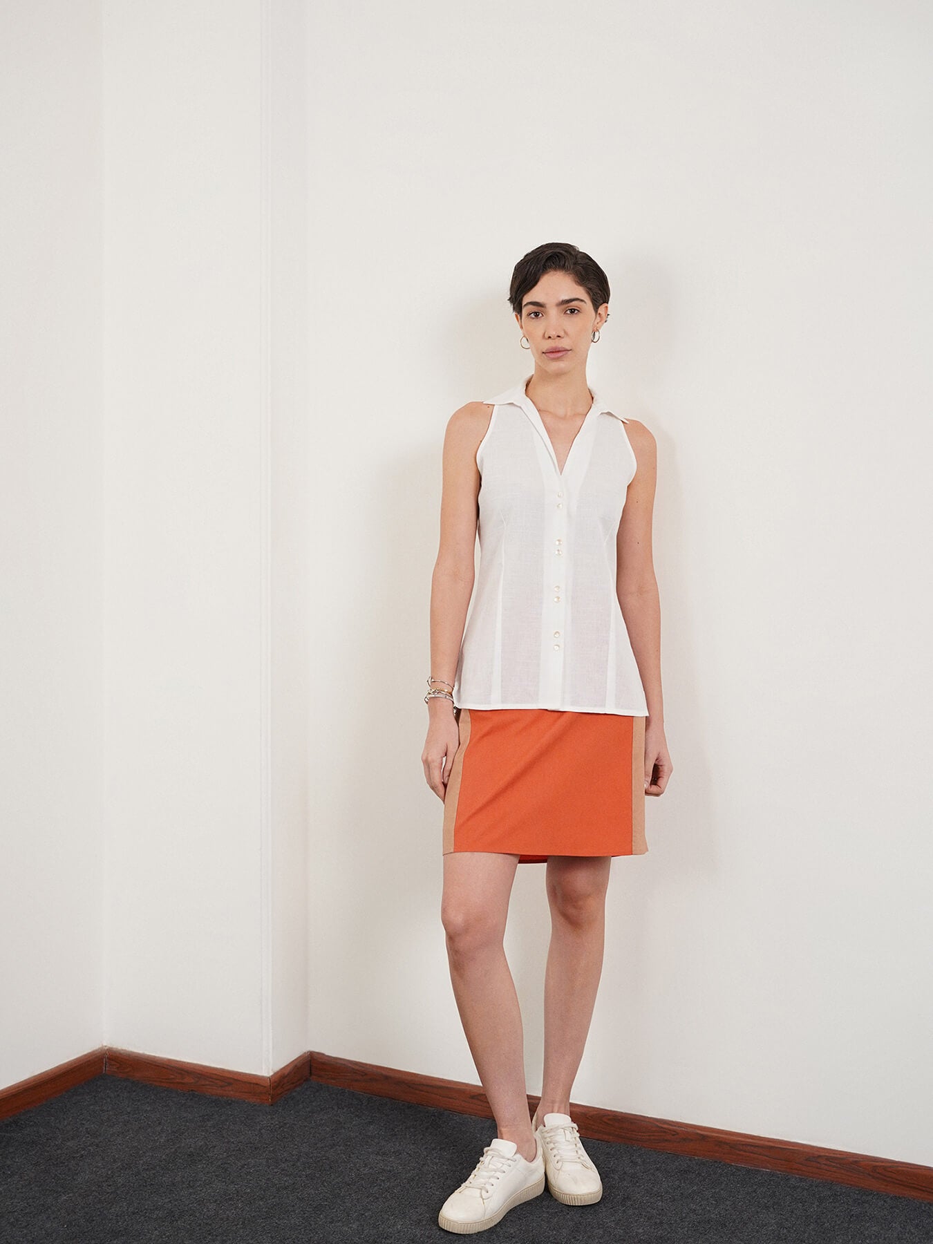 Pure Cotton Shirt - White